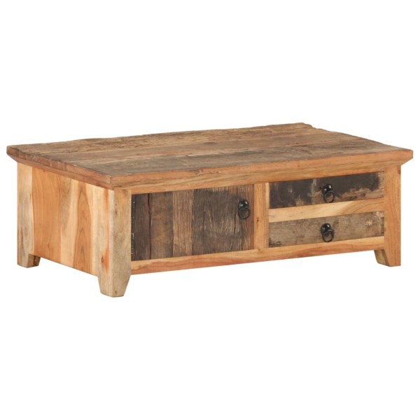 Mesa de centro de madera maciza reciclada 90x50x31 cm Mesa de centro de madera maciza reciclada 90x50x31 cm