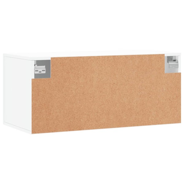 Armario de pared madera de ingeniería blanco 80x36,5x35 cm