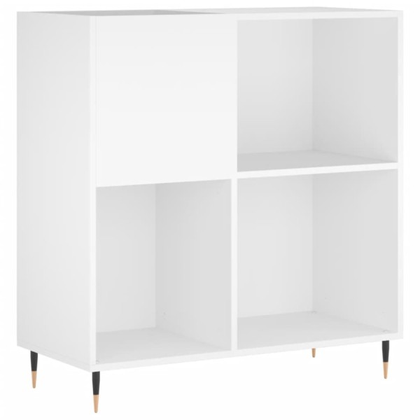 Mueble para discos madera contrachapada blanco 84,5x38x89 cm Mueble para discos madera contrachapada blanco 84,5x38x89 cm
