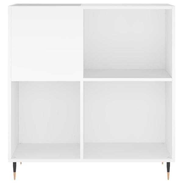 Mueble para discos madera contrachapada blanco 84,5x38x89 cm Mueble para discos madera contrachapada blanco 84,5x38x89 cm