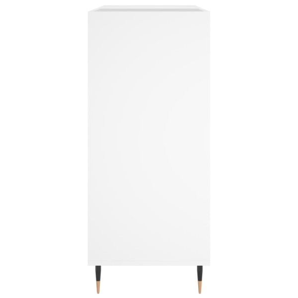 Mueble para discos madera contrachapada blanco 84,5x38x89 cm Mueble para discos madera contrachapada blanco 84,5x38x89 cm