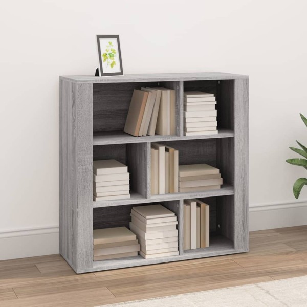 Aparador de madera contrachapada gris Sonoma 80x30x80 cm Aparador de madera contrachapada gris Sonoma 80x30x80 cm