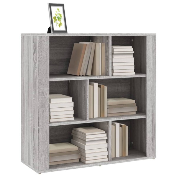 Aparador de madera contrachapada gris Sonoma 80x30x80 cm Aparador de madera contrachapada gris Sonoma 80x30x80 cm