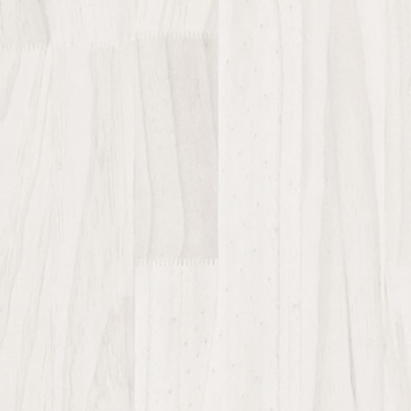 Jardineras 2 uds madera maciza de pino blanca 110x31x70 cm Jardineras 2 uds madera maciza de pino blanca 110x31x70 cm