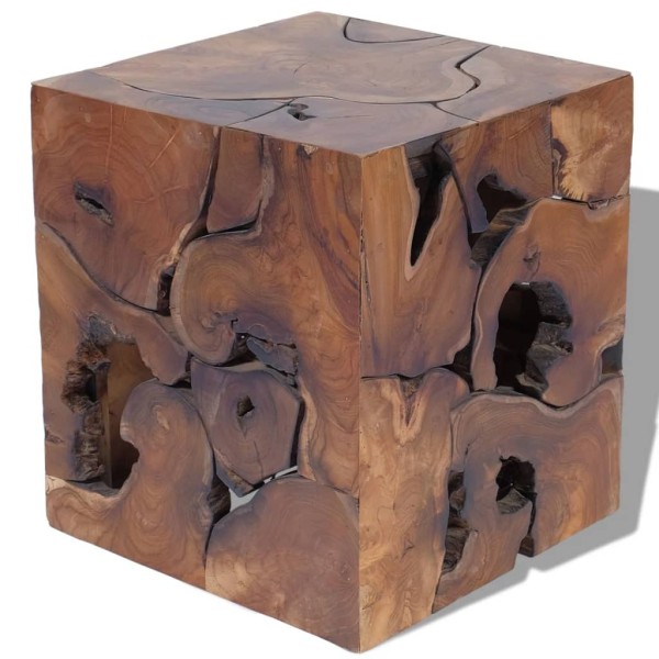 Taburete de madera de teca maciza Taburete de madera de teca maciza