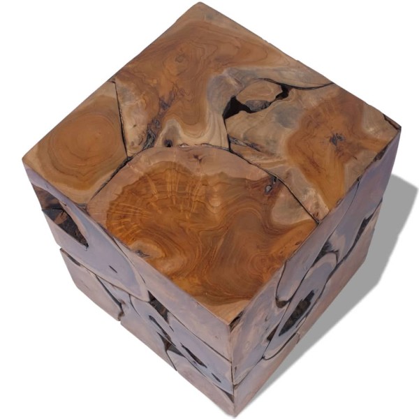 Taburete de madera de teca maciza Taburete de madera de teca maciza