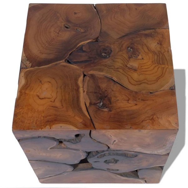Taburete de madera de teca maciza Taburete de madera de teca maciza
