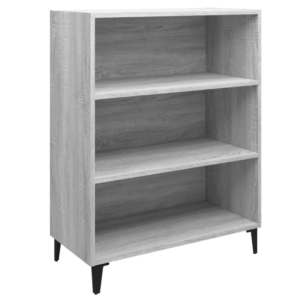 Aparador de madera contrachapada gris Sonoma 69,5x32,5x90 cm Aparador de madera contrachapada gris Sonoma 69,5x32,5x90 cm