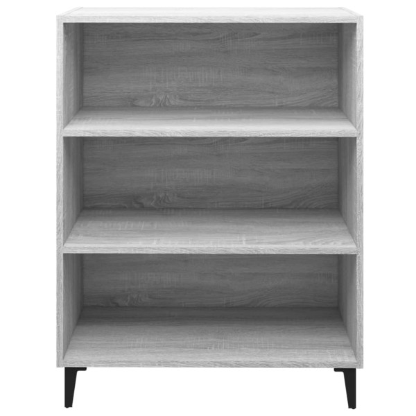 Aparador de madera contrachapada gris Sonoma 69,5x32,5x90 cm Aparador de madera contrachapada gris Sonoma 69,5x32,5x90 cm