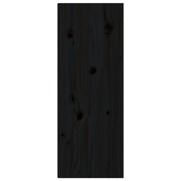Armario de pared de madera maciza de pino negro 30x30x80 cm Armario de pared de madera maciza de pino negro 30x30x80 cm