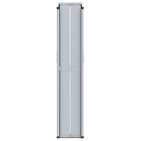 Toldo lateral retráctil marrón 220x1200 cm Toldo lateral retráctil marrón 220x1200 cm