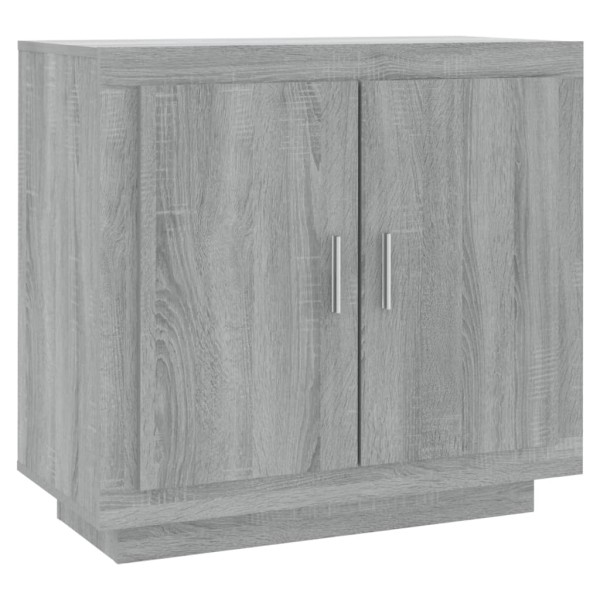 Aparador de madera contrachapada gris Sonoma 80x40x75 cm Aparador de madera contrachapada gris Sonoma 80x40x75 cm