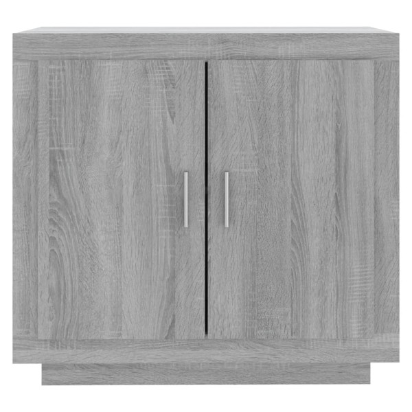 Aparador de madera contrachapada gris Sonoma 80x40x75 cm Aparador de madera contrachapada gris Sonoma 80x40x75 cm