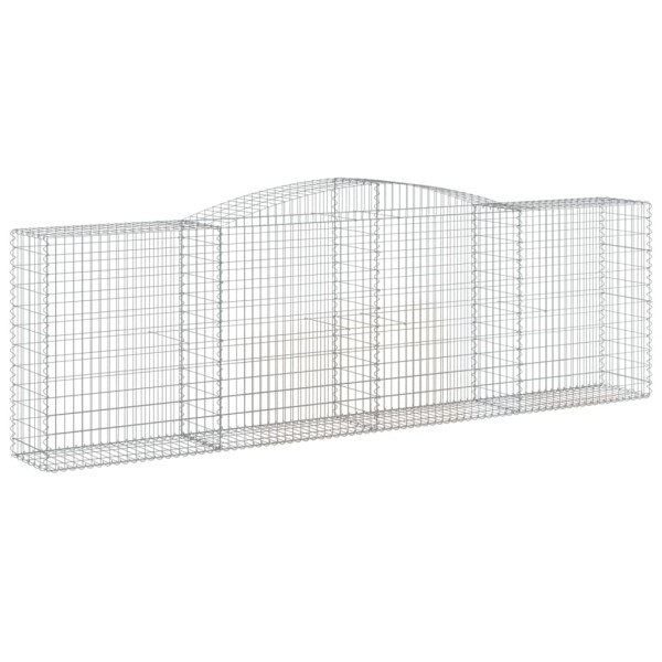 Cesta gaviones forma arco hierro galvanizado 400x50x120/140 cm Cesta gaviones forma arco hierro galvanizado 400x50x120/140 cm