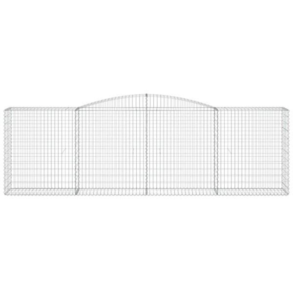 Cesta gaviones forma arco hierro galvanizado 400x50x120/140 cm Cesta gaviones forma arco hierro galvanizado 400x50x120/140 cm