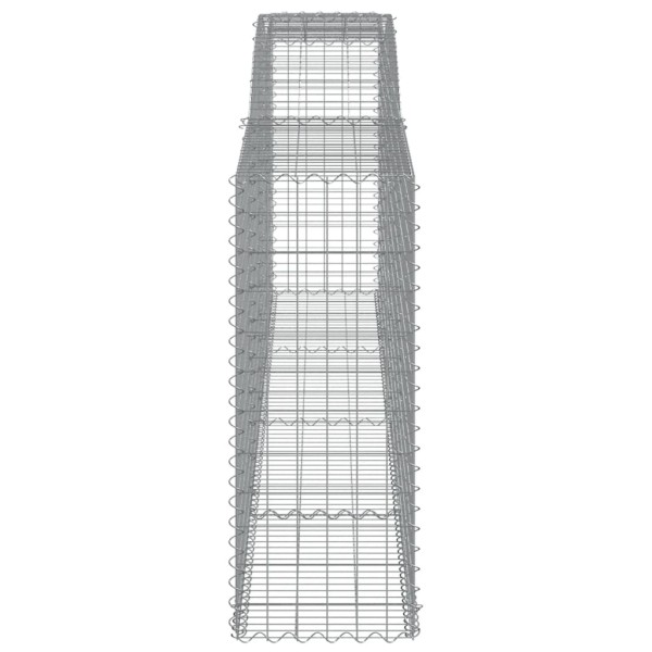 Cesta gaviones forma arco hierro galvanizado 400x50x120/140 cm Cesta gaviones forma arco hierro galvanizado 400x50x120/140 cm