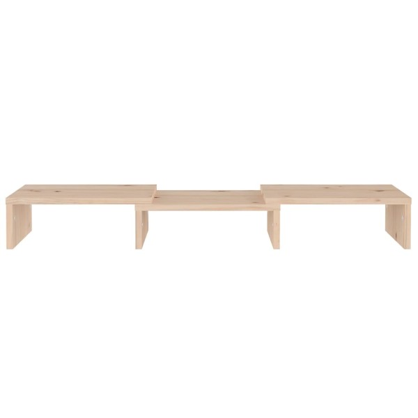 Soporte para monitor madera maciza de pino 60x24x10,5 cm Soporte para monitor madera maciza de pino 60x24x10,5 cm