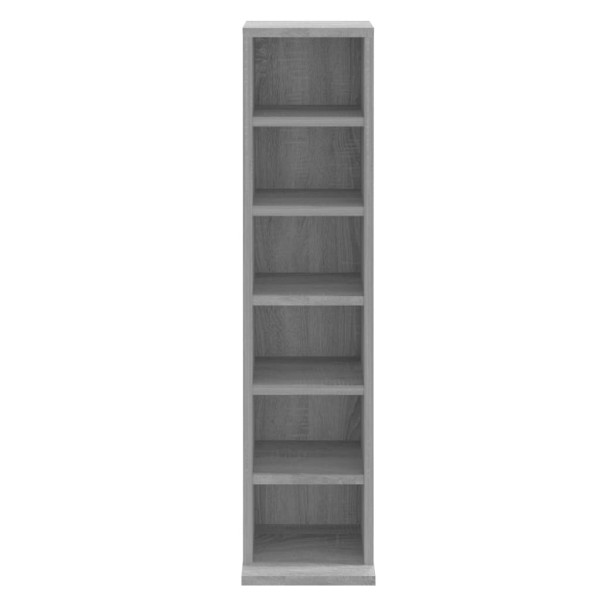 Estantería para CD madera contrachapada gris Sonoma 21x20x88 cm Estantería para CD madera contrachapada gris Sonoma 21x20x88 cm
