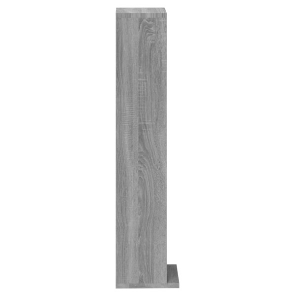 Estantería para CD madera contrachapada gris Sonoma 21x20x88 cm Estantería para CD madera contrachapada gris Sonoma 21x20x88 cm
