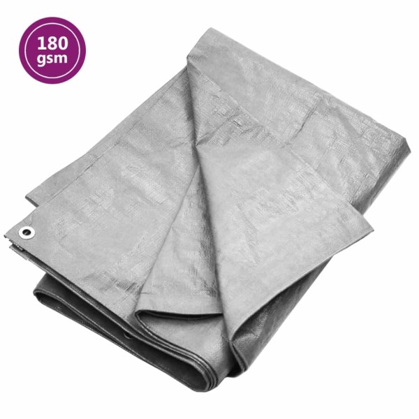 Lona HDPE gris 180 g/m² 4x6 m Lona HDPE gris 180 g/m² 4x6 m