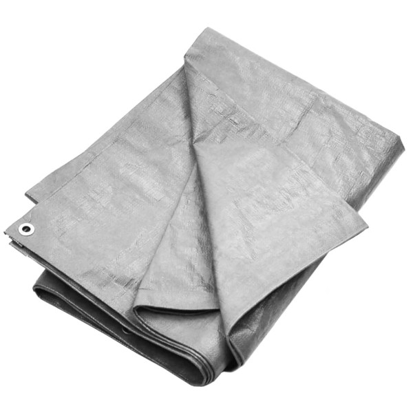 Lona HDPE gris 180 g/m² 4x6 m Lona HDPE gris 180 g/m² 4x6 m