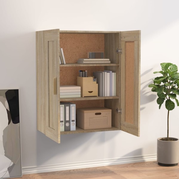 Armario de pared contrachapada roble sonoma 69,5x32,5x90 cm Armario de pared contrachapada roble sonoma 69,5x32,5x90 cm