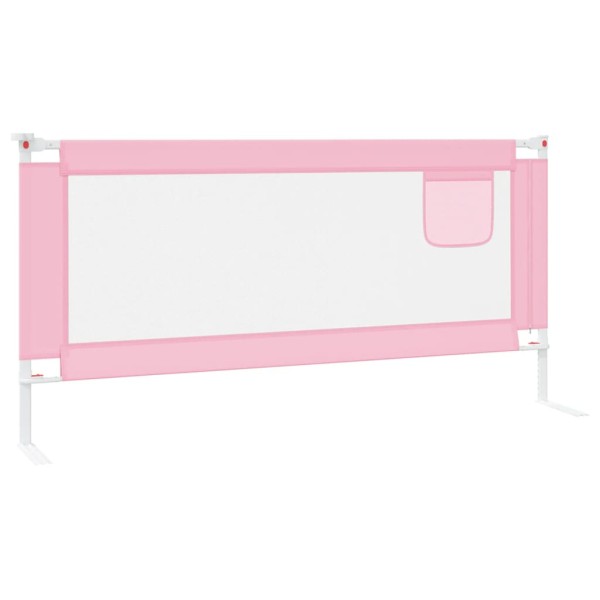 Barandilla de seguridad cama de niño rosa tela 190x25 cm Barandilla de seguridad cama de niño rosa tela 190x25 cm