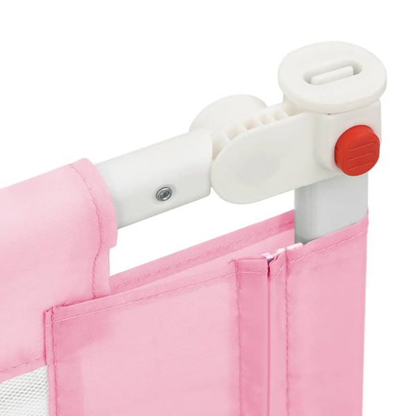 Barandilla de seguridad cama de niño rosa tela 190x25 cm Barandilla de seguridad cama de niño rosa tela 190x25 cm