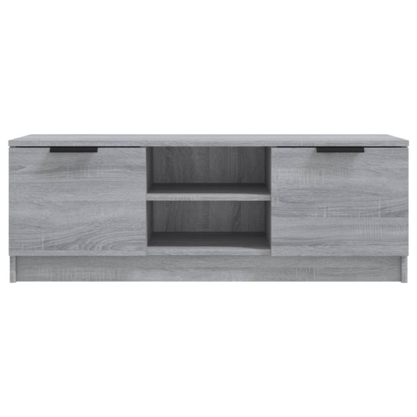 Mueble de TV madera contrachapada gris Sonoma 102x35x36,5 cm Mueble de TV madera contrachapada gris Sonoma 102x35x36,5 cm
