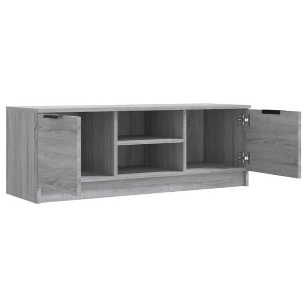 Mueble de TV madera contrachapada gris Sonoma 102x35x36,5 cm Mueble de TV madera contrachapada gris Sonoma 102x35x36,5 cm