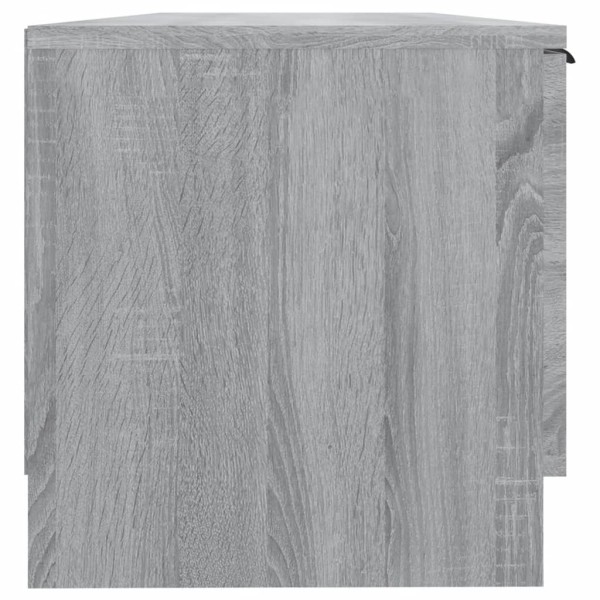 Mueble de TV madera contrachapada gris Sonoma 102x35x36,5 cm Mueble de TV madera contrachapada gris Sonoma 102x35x36,5 cm