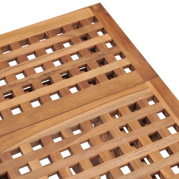 Set de comedor de jardín plegable 3 pzas madera maciza de teca Set de comedor de jardín plegable 3 pzas madera maciza de teca