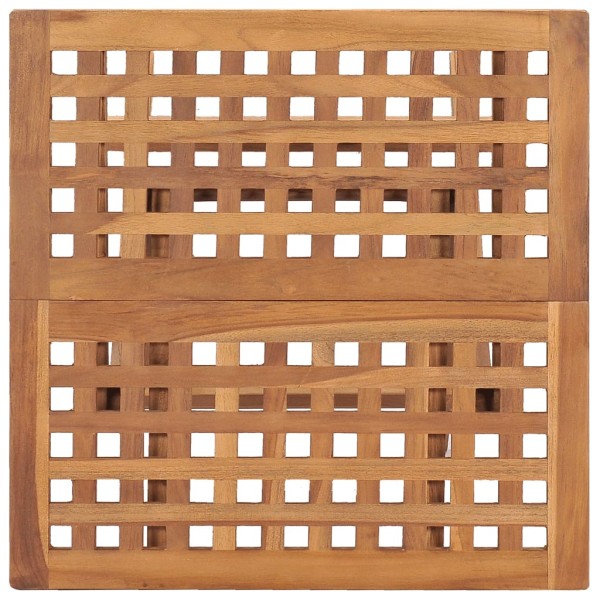 Set de comedor de jardín plegable 3 pzas madera maciza de teca Set de comedor de jardín plegable 3 pzas madera maciza de teca