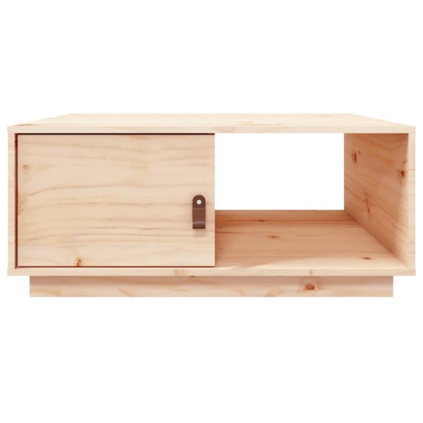 Mesa de centro de madera maciza de pino 80x50x35,5 cm Mesa de centro de madera maciza de pino 80x50x35,5 cm