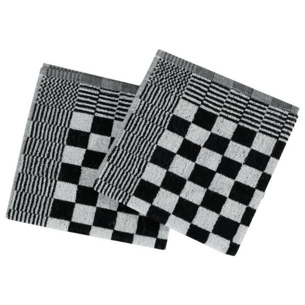 Juego de paños 20 unidades algodón negro y blanco Juego de paños 20 unidades algodón negro y blanco