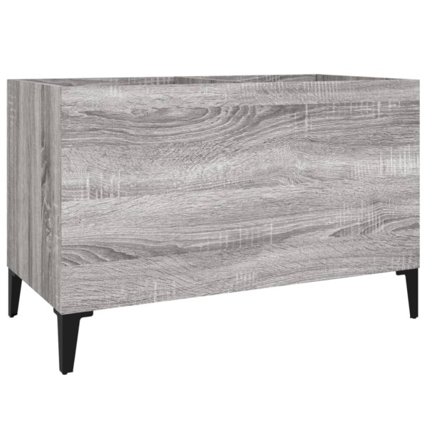 Mueble discos madera contrachapada gris sonoma 74,5x38x48 cm Mueble discos madera contrachapada gris sonoma 74,5x38x48 cm