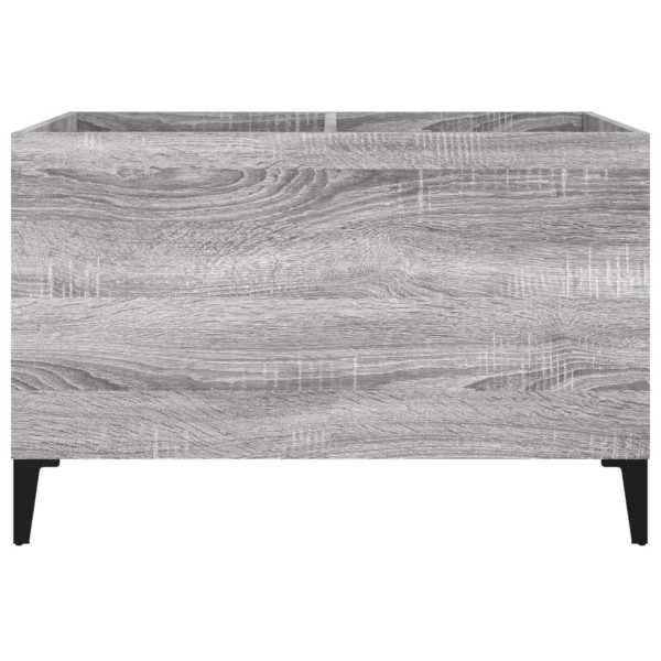 Mueble discos madera contrachapada gris sonoma 74,5x38x48 cm Mueble discos madera contrachapada gris sonoma 74,5x38x48 cm