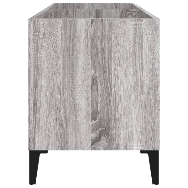 Mueble discos madera contrachapada gris sonoma 74,5x38x48 cm Mueble discos madera contrachapada gris sonoma 74,5x38x48 cm