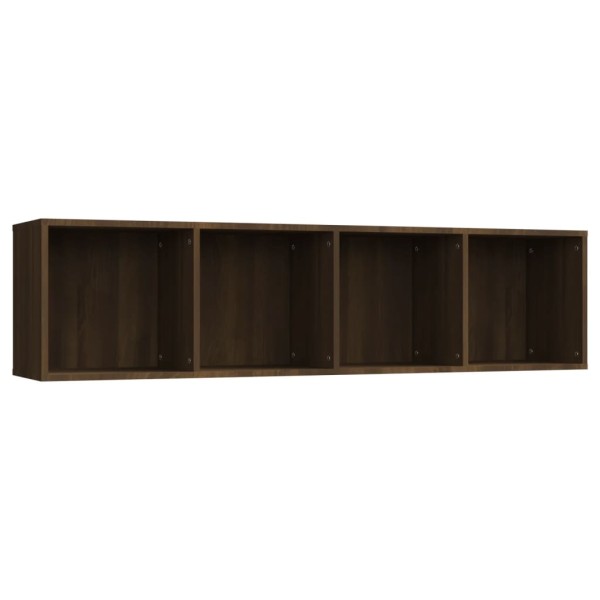 Estantería/mueble de TV madera roble marrón 143x30x36 cm Estantería/mueble de TV madera roble marrón 143x30x36 cm