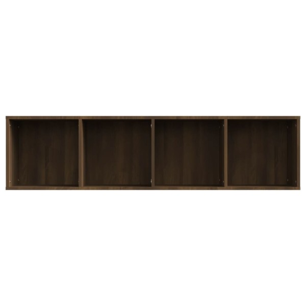 Estantería/mueble de TV madera roble marrón 143x30x36 cm Estantería/mueble de TV madera roble marrón 143x30x36 cm