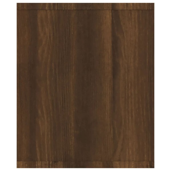 Estantería/mueble de TV madera roble marrón 143x30x36 cm Estantería/mueble de TV madera roble marrón 143x30x36 cm