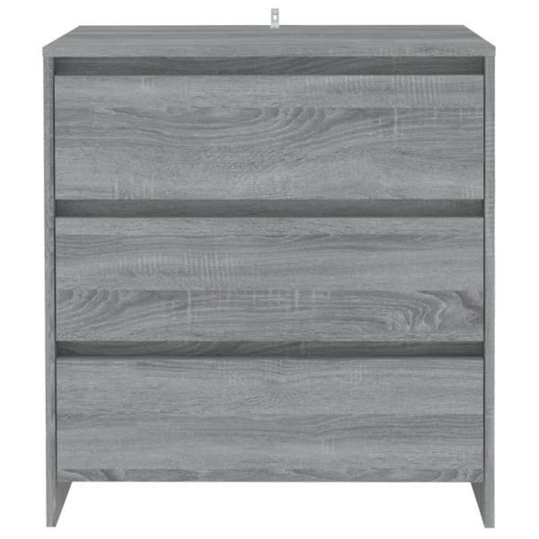Aparador de madera contrachapada gris Sonoma 70x41x75 cm Aparador de madera contrachapada gris Sonoma 70x41x75 cm