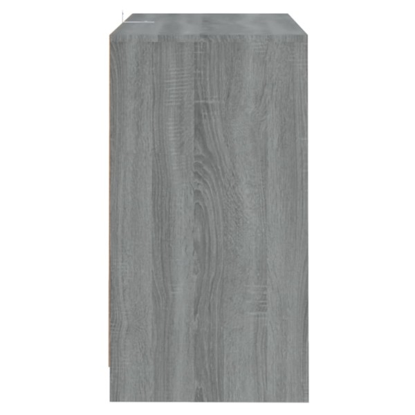 Aparador de madera contrachapada gris Sonoma 70x41x75 cm Aparador de madera contrachapada gris Sonoma 70x41x75 cm