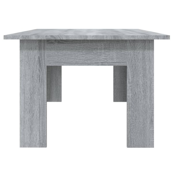 Mesa de centro de madera contrachapada gris Sonoma 100x60x42 cm Mesa de centro de madera contrachapada gris Sonoma 100x60x42 cm