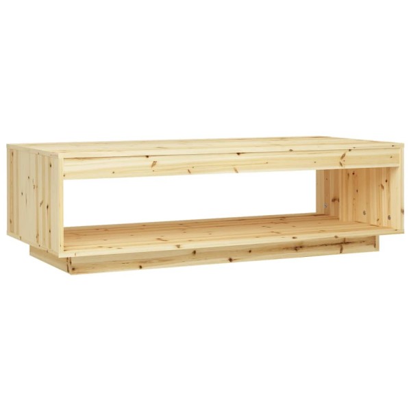 Mesa de centro de madera maciza de abeto 110x50x33,5 cm Mesa de centro de madera maciza de abeto 110x50x33,5 cm