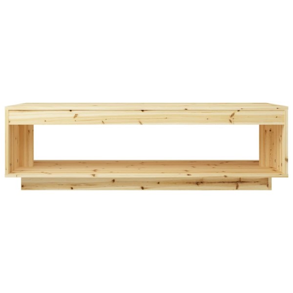 Mesa de centro de madera maciza de abeto 110x50x33,5 cm Mesa de centro de madera maciza de abeto 110x50x33,5 cm