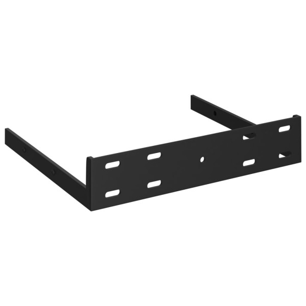 Estante flotante de esquina MDF negro 35x35x3,8 cm Estante flotante de esquina MDF negro 35x35x3,8 cm