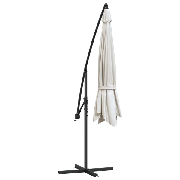 Sombrilla voladiza 3,5 m blanco arena Sombrilla voladiza 3,5 m blanco arena