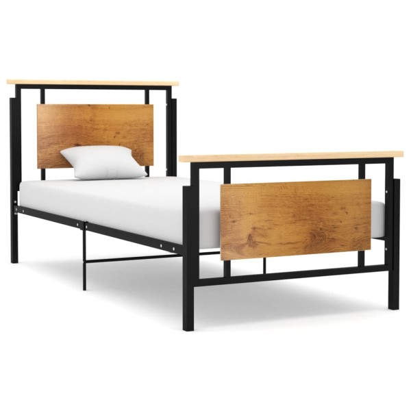 Estructura de cama de metal 100x200 cm