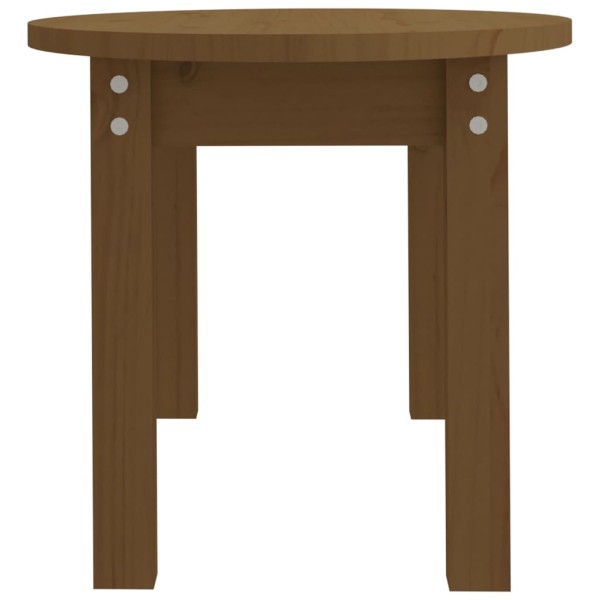 Mesa de centro madera maciza de pino marrón miel 80x40x35 cm Mesa de centro madera maciza de pino marrón miel 80x40x35 cm